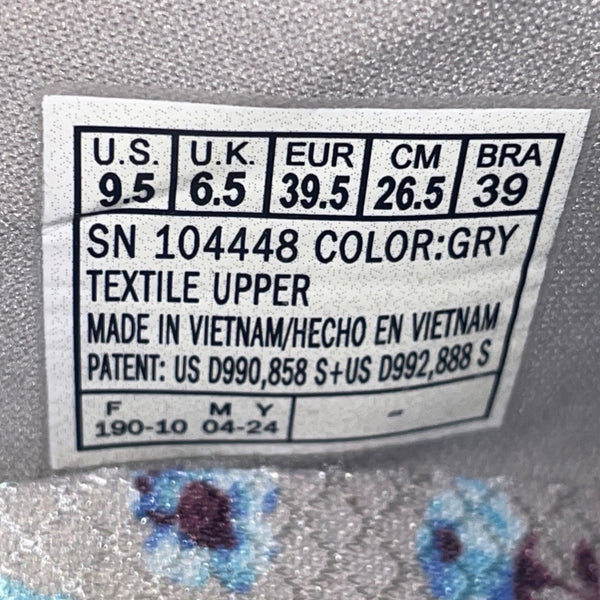 Skechers Women’s Gray Vegan Fabric Hand-Free Slip-Ins Machine Washable Shoes 9.5