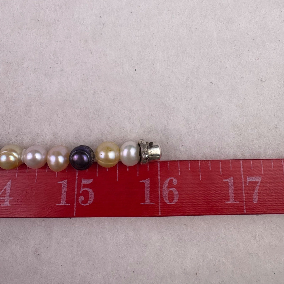 Pasina Womens Multicolor Freshwater Pearl Necklace Modern Bead Design