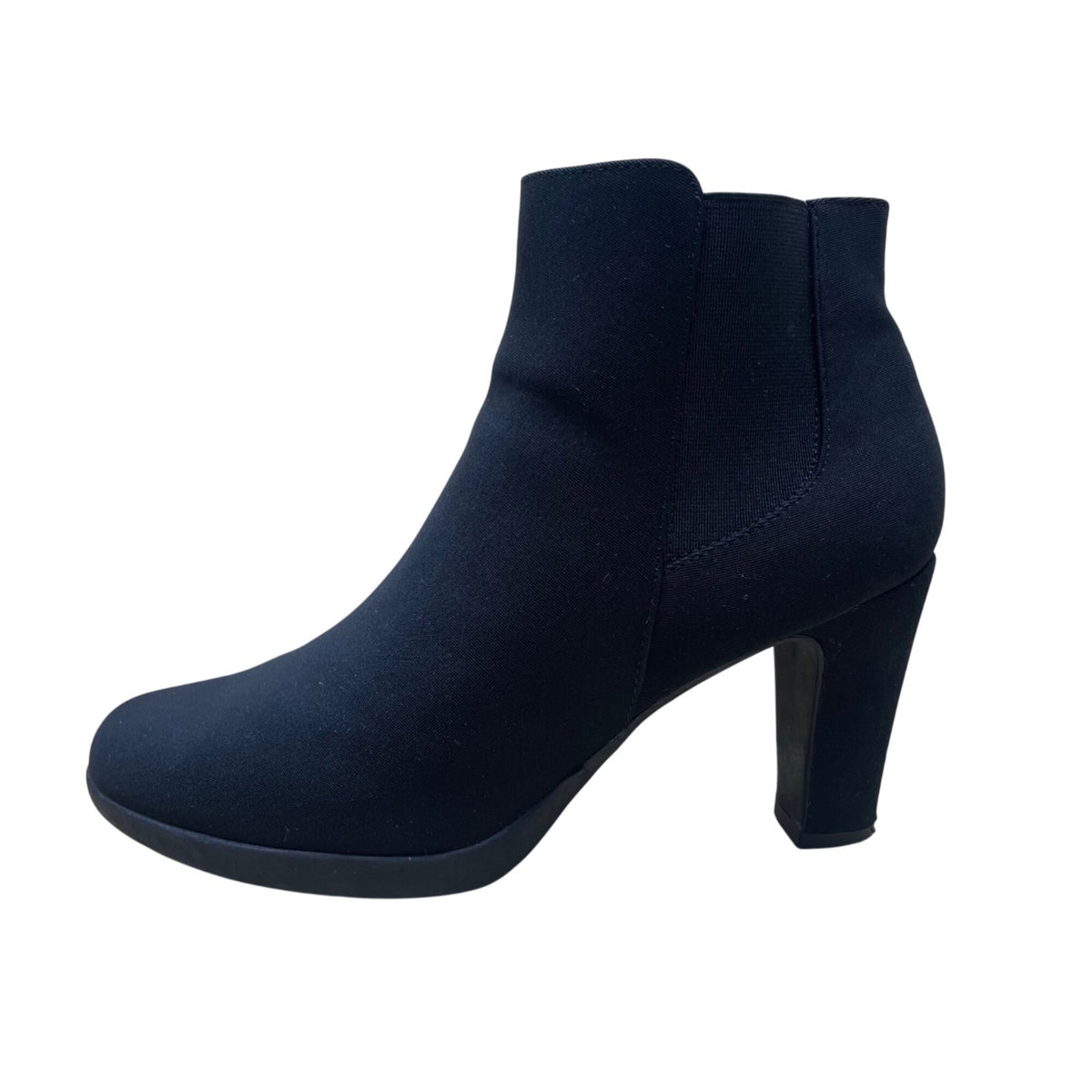 Lauren Blackwell Women’s Black Mykenna Heeled Ankle Boots Size 7.5