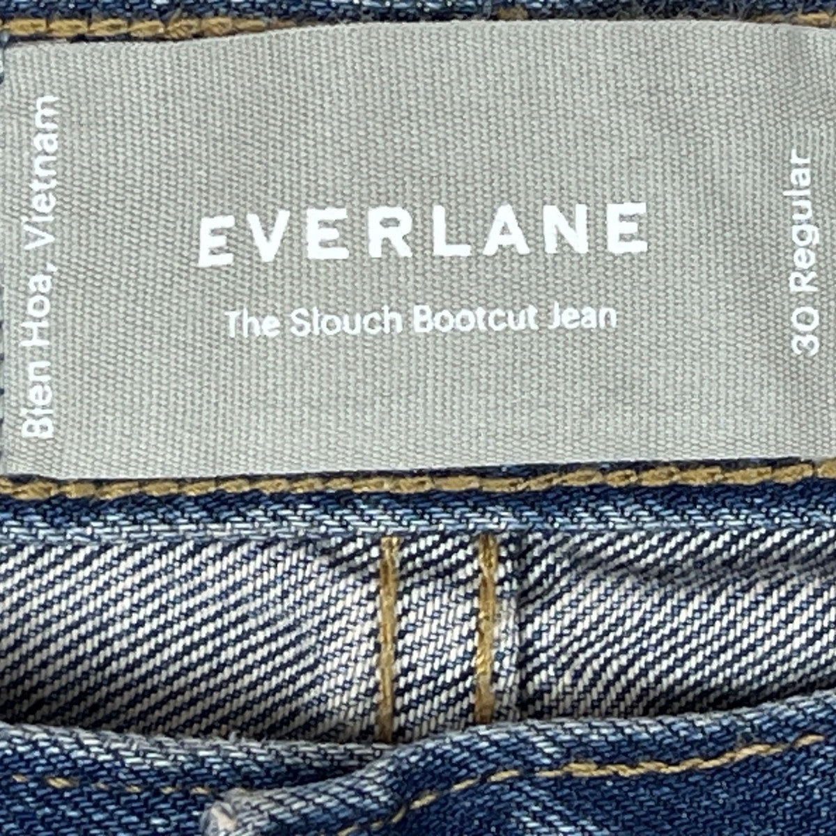 Everlane Mens Blue Denim Slouch Bootcut Jeans 30 Regular New