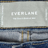 Everlane Mens Blue Denim Slouch Bootcut Jeans 30 Regular New