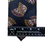 Robert Talbott Mens Navy Silk Neck Tie Woven Print Italy Handcrafted Nordstrom