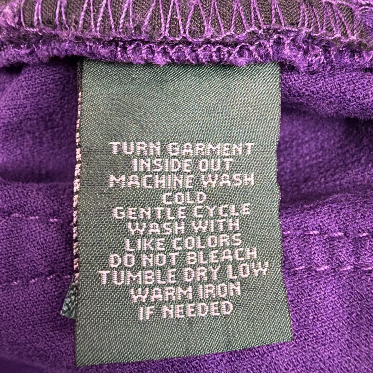 Lauren Ralph Lauren Purple Corduroy Womens Classic Straight Jeans Size 12