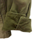 Everlane Mens Olive Green Organic Cotton Utility Jacket Button Up Sz S