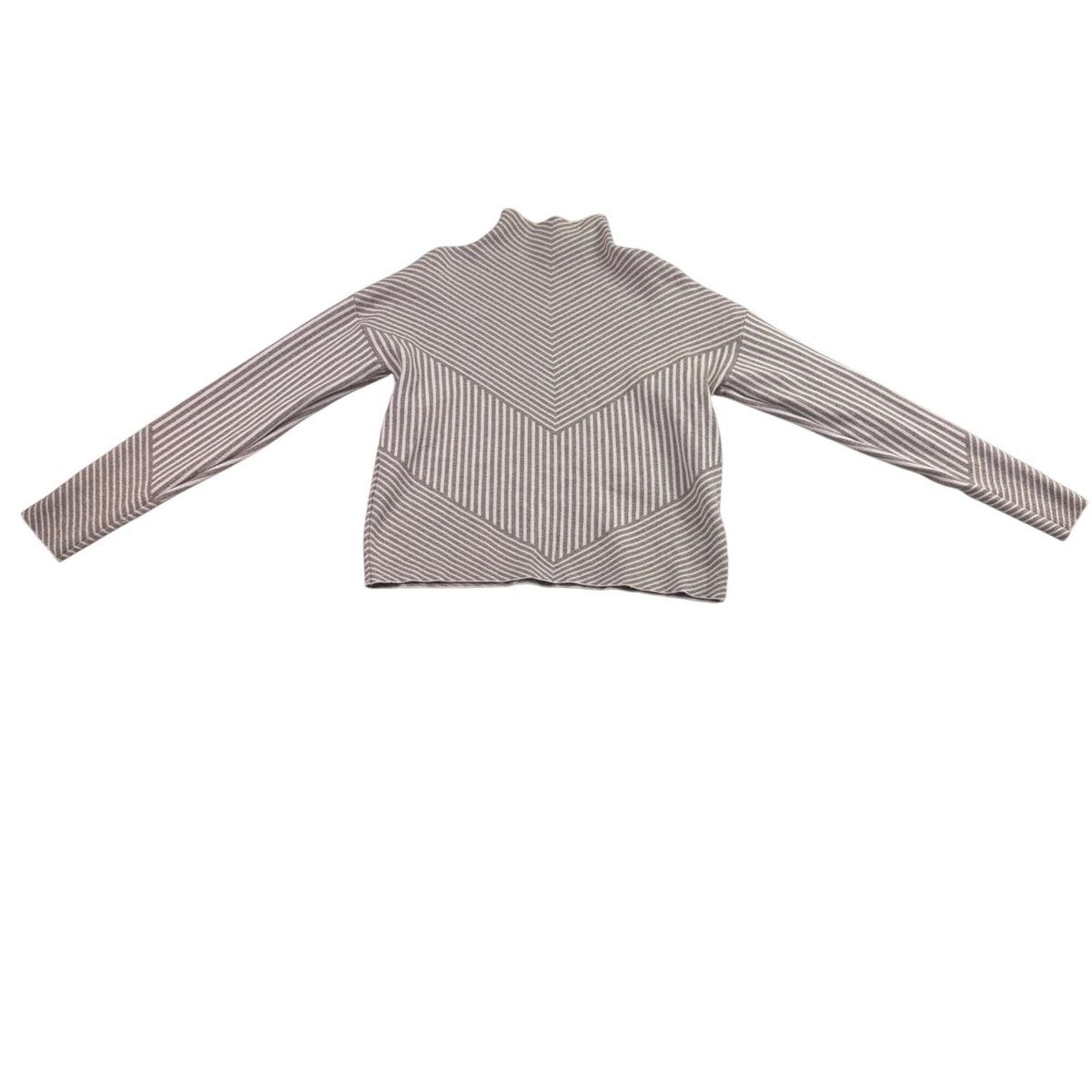 Rachel Zoe Womens Beige Striped Turtleneck Sweater & Maxi Skirt Set S