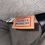 Dooney & Bourke Women’s Gray/Black Canvas Monogram Adjustable Strap Shoulder Bag