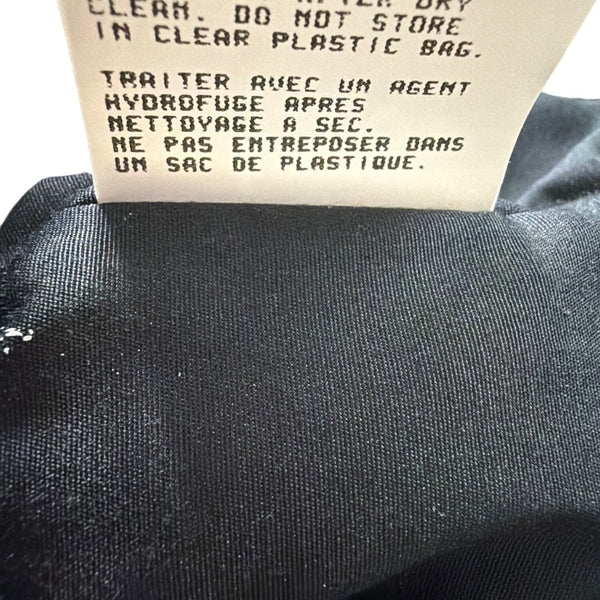 Bogner Womens Black Nylon Embroidered Hooded Jacket Stylish Winter Coat Size 12