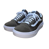 Vans Men’s Green & White Suede Canvas Low-Top Skateboarding Sneakers Size 11