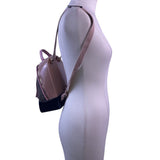 Furla Women’s Pink & Black Mesh & Rubber Blend Heart Backpack