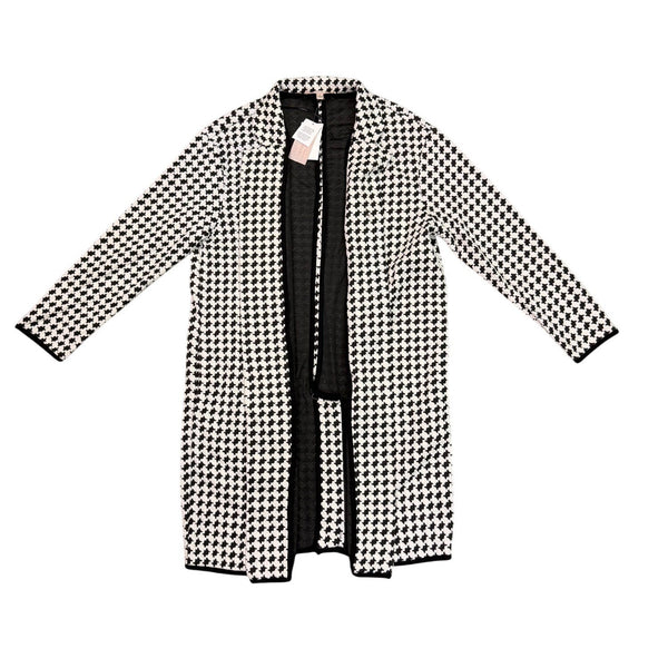 Philosophy Womens Black & White Knit Cardigan & Skirt Set Size 14