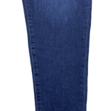 Womens Mid-Rise Dark Blue Skinny Jeans New