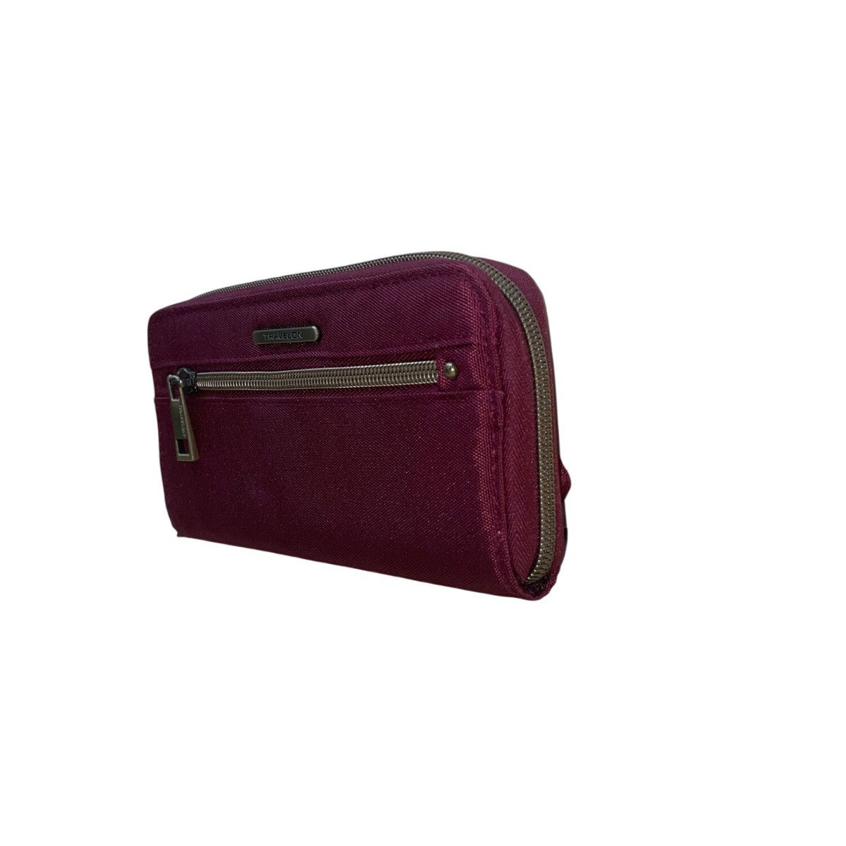 Travelon Women’s Red RFID Blocking Wristlet Wallet With Zippered Pocket