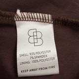 Baltic Born Womens Brown Velvet Wrap Maxi Dress Elegant Soft Fabric Size L