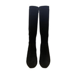 Aquatalia Women’s Black Suede & Stretch Calve Knee-High Nolita Boots Size 6.5M