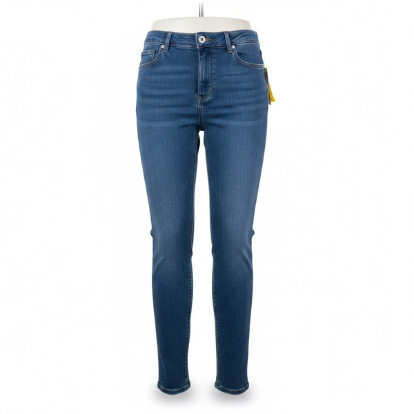 H&M Womens Cotton Stretch High-Waist Skinny Jeans Full-Length Size 10 / EUR 42