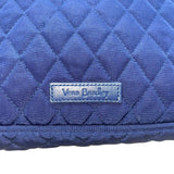 Vera Bradley Women’s Dark Blue Quilted With Adjustable Strap Crossbody Bag