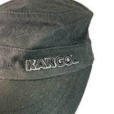 Kangol Unisex Black Cotton Twill Flexfit Army Cap L/Xl Casual Embroidered Detail