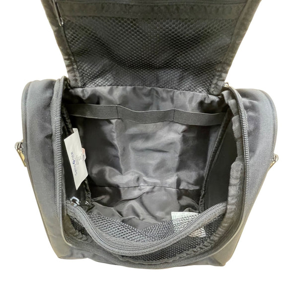 Samsonite Black Nylon With Zipper Pockets & Hook Travel Toiletry Kit Bag