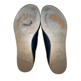 1.State Women’s Blue Leather Open Toe Slingback Celvin Sandals Size 7.5M