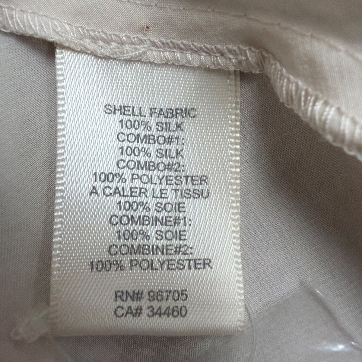 Rebecca Taylor Gray & Cream Silk Sleeveless Crochet Detail Flowy Dress Sz 2