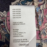 By Anthropologie Womens Multicolor 100% Viscose Printed Long Sleeve Mini Dress S