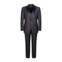 Jos. A. Bank Mens Black Wool Tuxedo Notch Suit Set Jacket Sz 48RG Pants 39x27