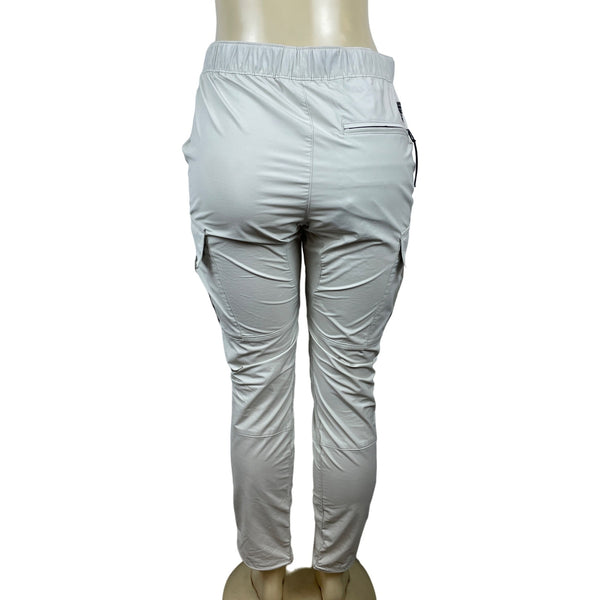 Pacsun Women's White Buckled Cargo Pants Sz M