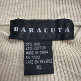Baracuta Mens Beige Sweater Lightweight Long-Sleeve Pullover Knitwear Sz XL