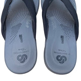 Cloudsteppers By Clarks Women’s Gray & Black Straps Slip-On Sandals Size 5.5