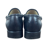 Vtg Gucci Black Leather Mocassino Pelle Mors Vit Bulgaro Horsebit Loafers Sz 6B