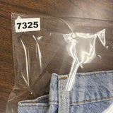 Levis Mens Light Blue Plaid Denim Jeans 512 Slim Fit Modern Style Sz 32x30