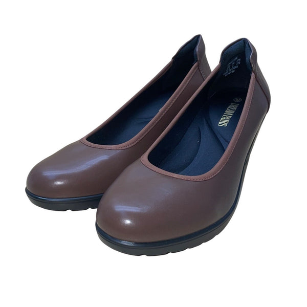 Dream Pairs Women’s Brown Block Heel Juceu Dress Shoes Size 10