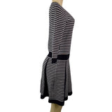 Lauren Ralph Lauren Womens Black & White Houndstooth Pleated Dress Sz M