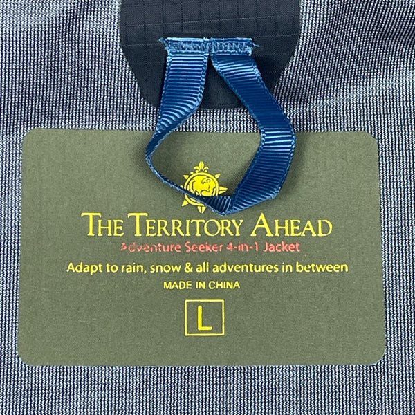 Territory Ahead Men's Blue Olive and Orange 3 in 1 Jacket Sz L