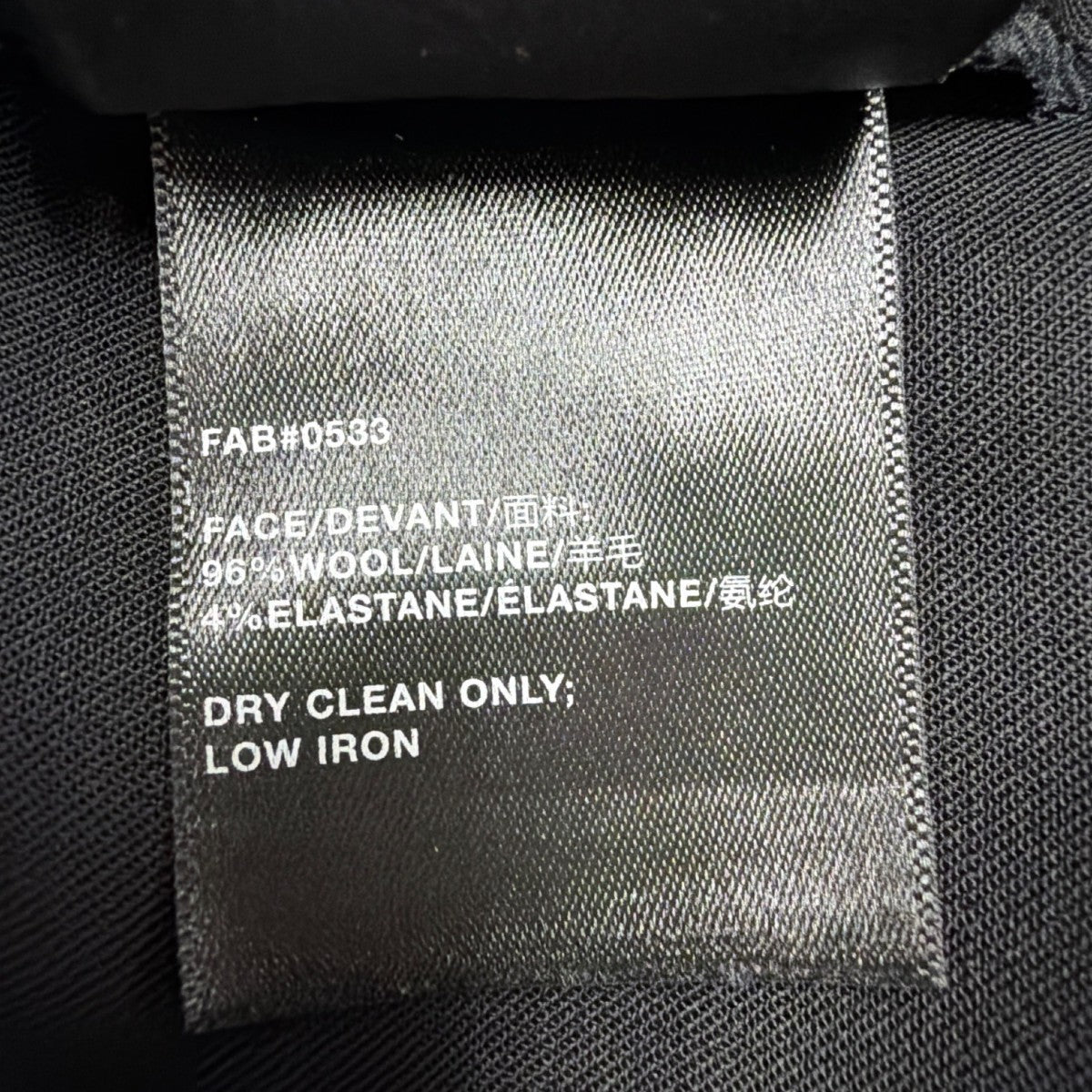 Lafayette 148 Black Wool & Elastane Womens Straight-Leg Trousers Size 12