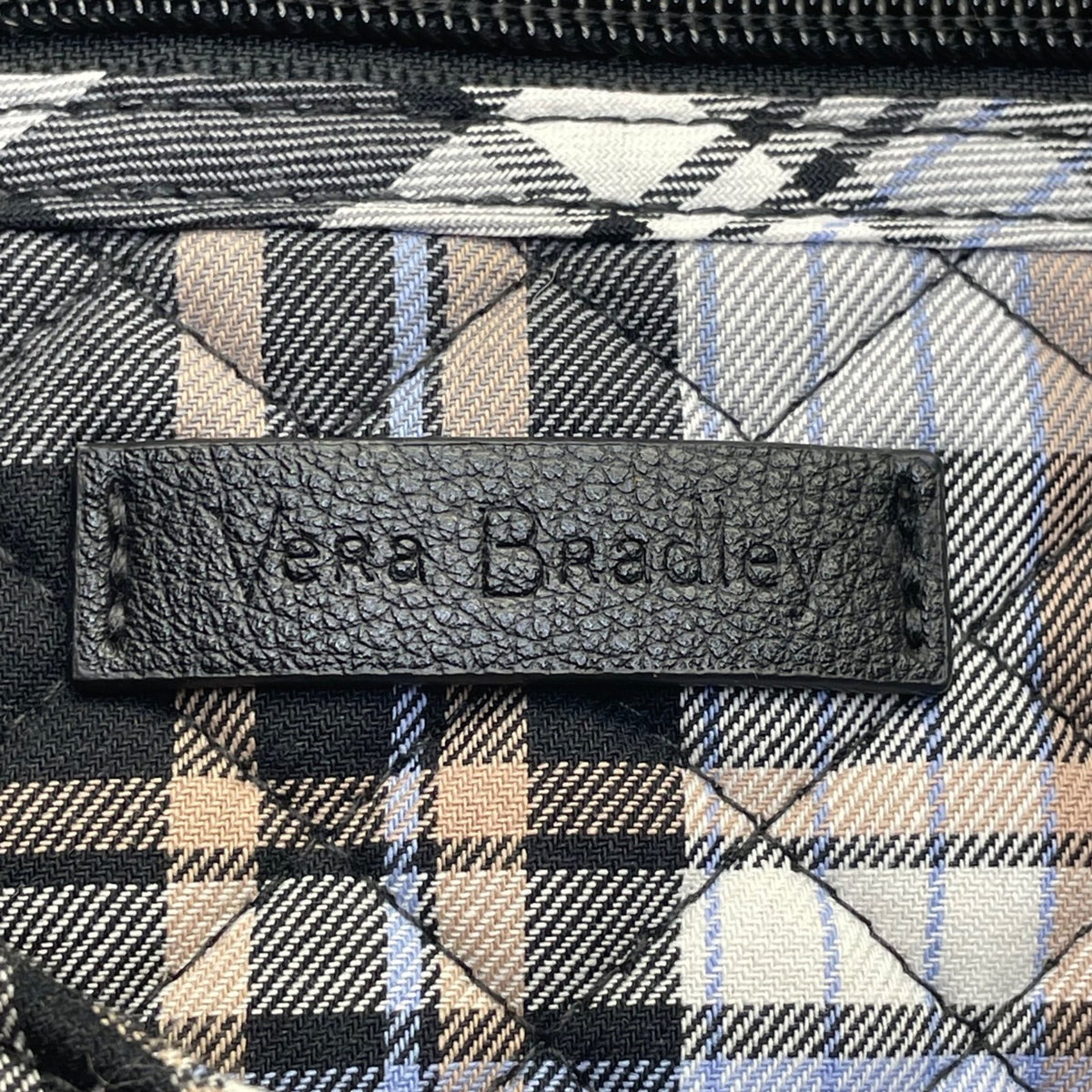 Vera Bradley Women’s Plaid Quilted With Adjustable Strap Weekender Travel Bag