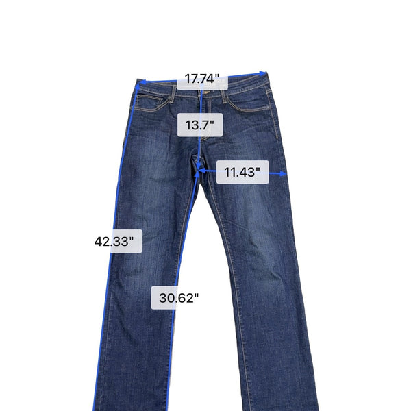 American Eagle Mens Dark Wash Extreme Flex Denim Jeans Size 34x34 