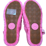 UGG Women’s Pink Fluffy Lamb Fur Strap Open-Toe Yeah Slide Sandals Size 9