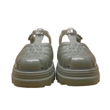 Melissa Women’s Green Vegan Jelly With Adjustable Buckle Strap Sandals Size 8