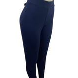 Vince Camuto Womens Classic Navy Essentials Leggings Stretch Knit Sz L - New