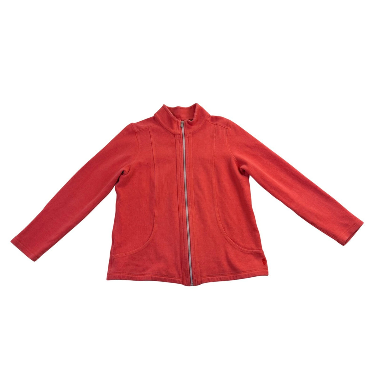 Tommy Bahama Womens Coral Full Zip Jacket Zip Front Casual Wear Size L