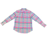 Ralph Lauren Mens Multi-Color Cotton Plaid Long Sleeve Button Down Shirt Size L