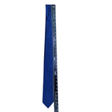 Calvin Klein Mens Blue Silk Tie Geometric Pattern Business Formal Accessory