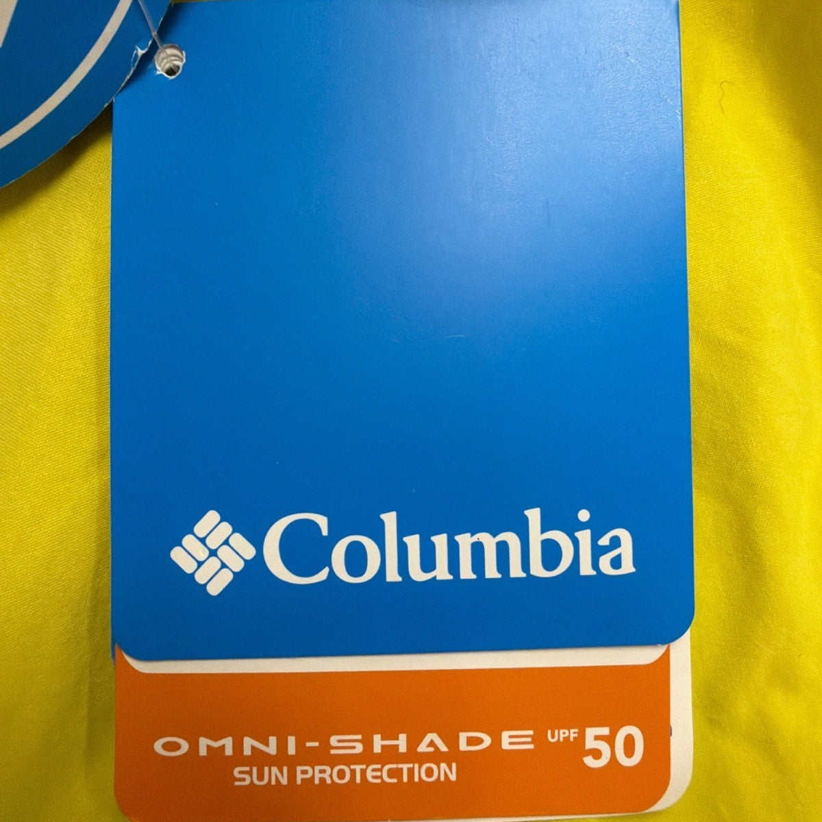Columbia Mens Yellow Nylon Omni-Shade Sun Protection Shorts Lightweight Size XXL