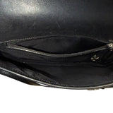 Coach Men’s Black Leather Adjustable Strap Turn Lock Barclay Briefcase Bag