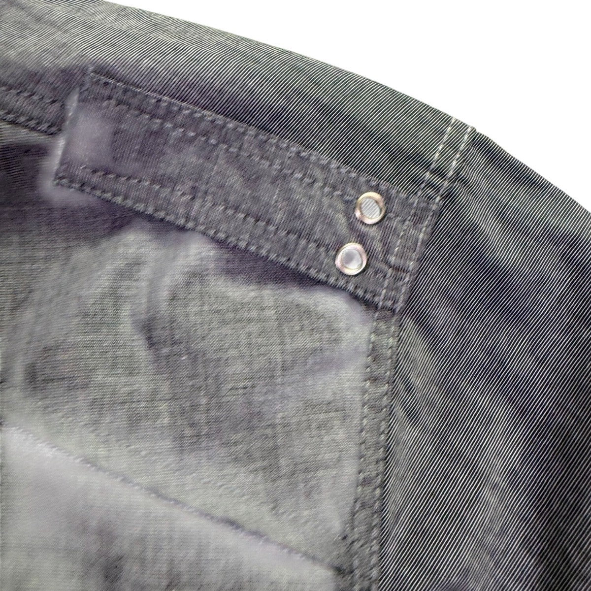 Coastal Long Sleeve Mens Gray Button-Up Shirt With Pockets Size XL