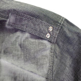 Coastal Long Sleeve Mens Gray Button-Up Shirt With Pockets Size XL