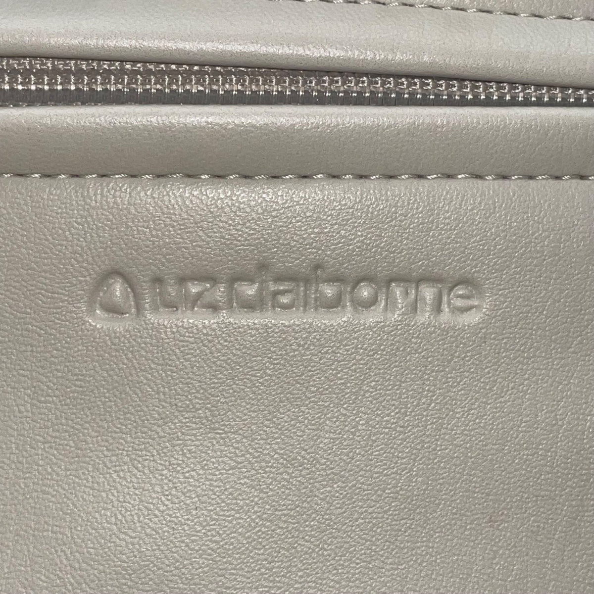Liz Claiborne Women’s Bone White Faux Leather Adjustable Strap Crossbody Bag