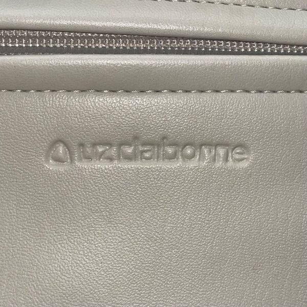 Liz Claiborne Women’s Bone White Faux Leather Adjustable Strap Crossbody Bag