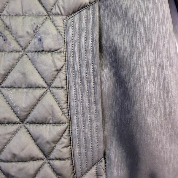 Marc New York Womens Green Hooded Quilted Jacket Lightweight Warm Size M